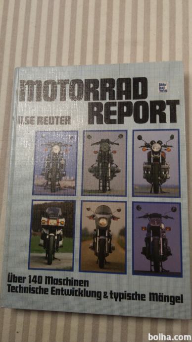 OLDTIMERJI, MOTORRAD Report iz 1982, motorji na 280 straneh, knjiga Z