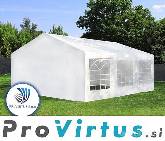 Vrtni paviljon šotor 6x4 PROFESIONALNI s stranicami PE-350g/ m2