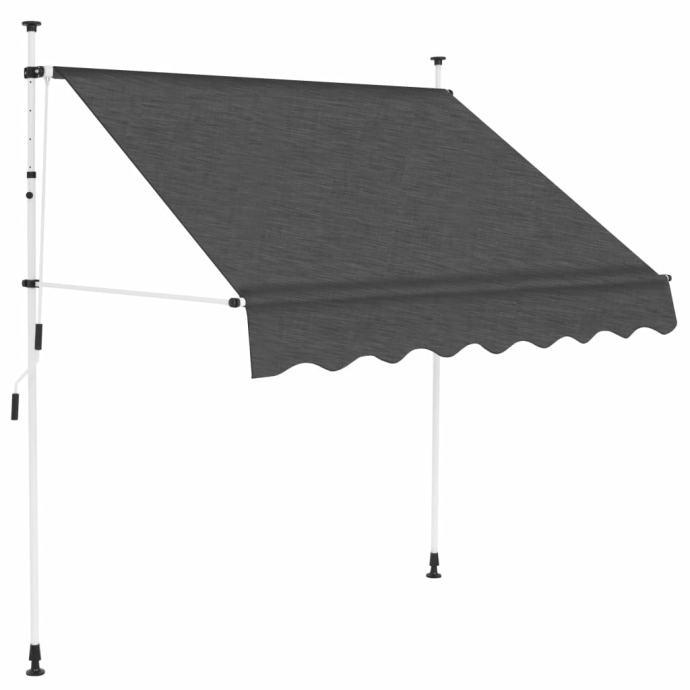 Ročno zložljiva tenda 150 cm antracit