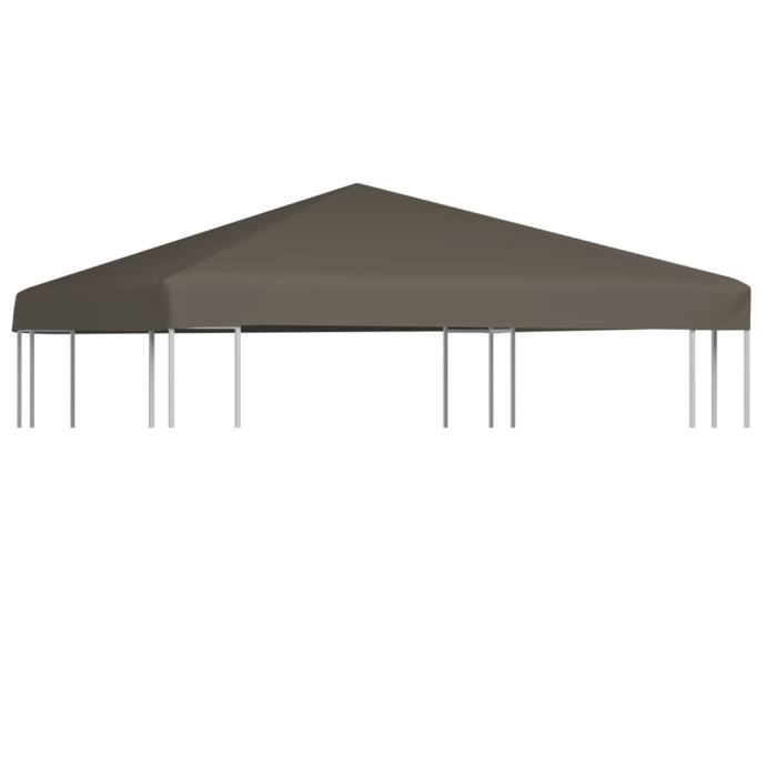 Streha za paviljon 310 g/m² 3x3 m taupe