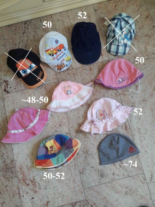 otroški oblačila: trak, kapa, šal, rokavice. menjam