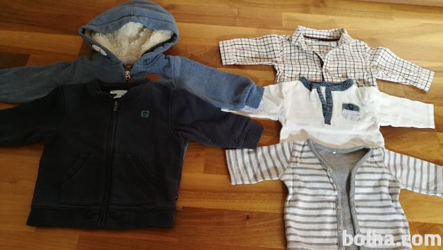 Komplet otroška oblačila za fantka 56-68 Okaidi, Zara, Clar, Next