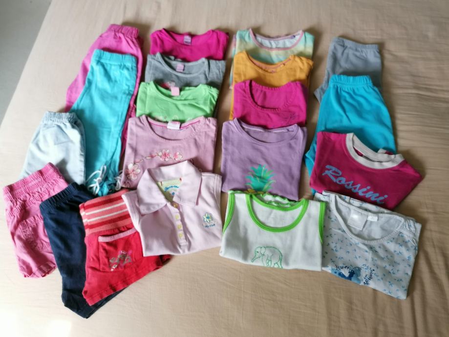 Komplet poletnih oblačil za deklico št.104 (3-4 leta)