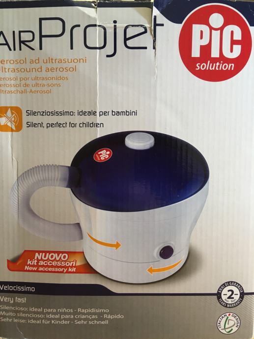 Prodam PIC AirProjet ultrazvočni inhalator za otroke in odrasle