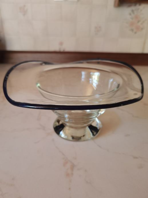Steklena servirna posoda 21x10cm