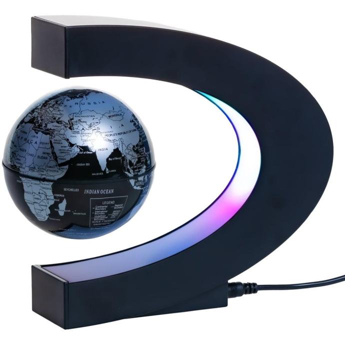 LED RGB 3D magnetni lebdeči globus 18cm