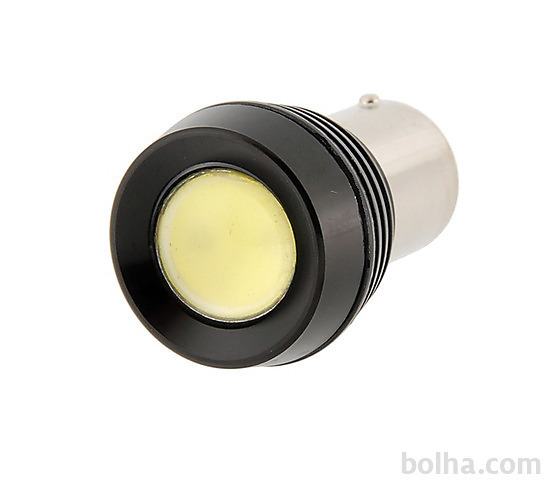 LED sijalka 1156, Ba15S - enopolna z lečo / žarnic