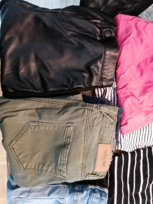 Leggings Pull&Bear Noir Effet Cuir - Taille S - Aspect Glacé élastique - Neuf Sans étiquette