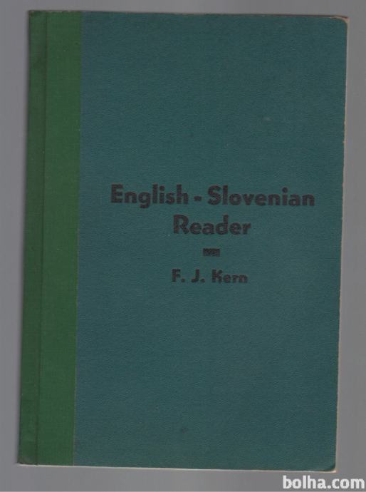 ANGLEŠKO - SLOVENSKA BERILO, J. Kern, 1926