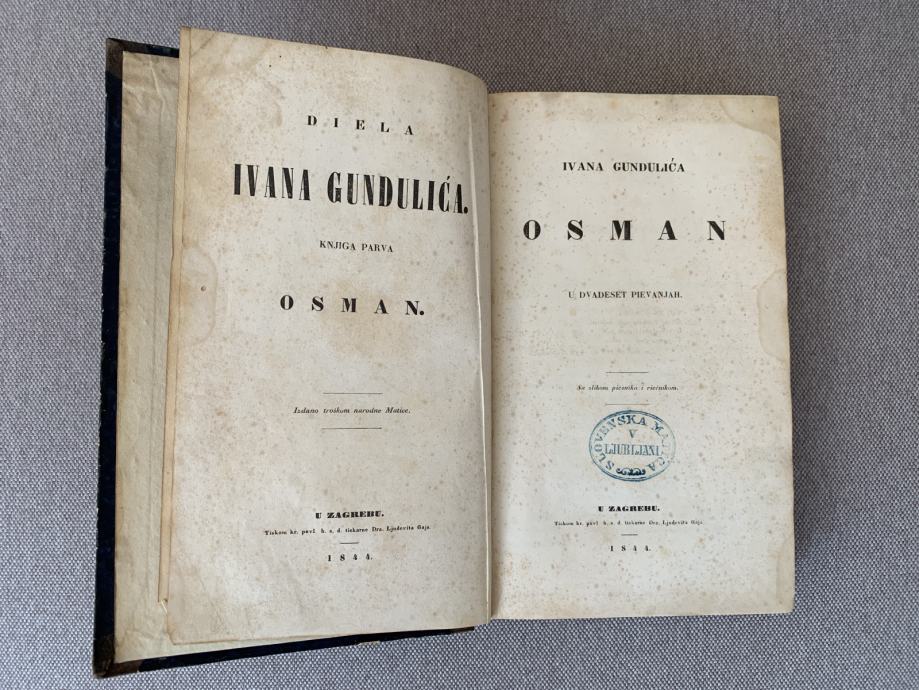 Diela Ivana Gundulića Osman 1844