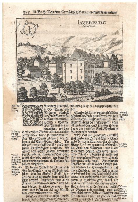 JESENICE - JAVORNIK, SLAVA VOJVODINE KRANJSKE, VALVAZOR, 1689