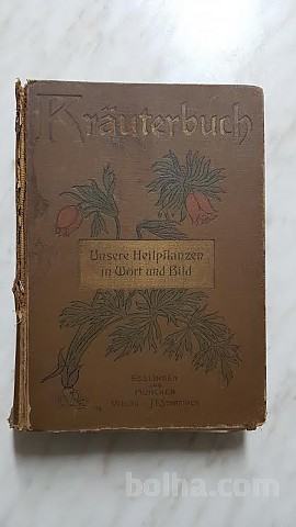 Stara knjiga Kräuter Buch - Theodori Talumaemontani 1831