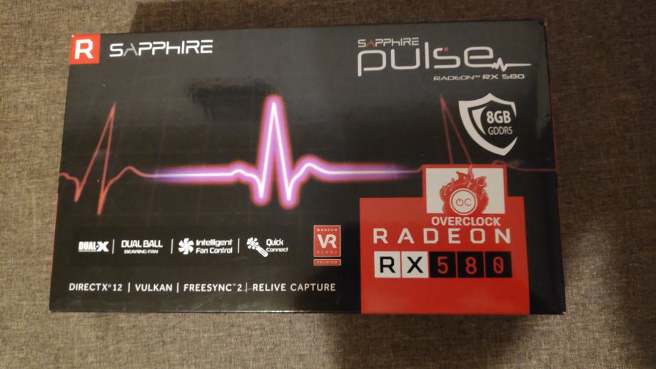 Radeon RX 580 Sapphire Pulse 8GB GDDR5