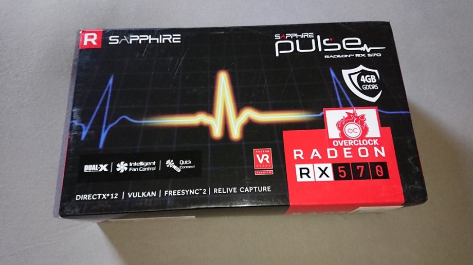Radeon Sapphire RX570 grafična kartica nerabljena - ZADNJI KOS