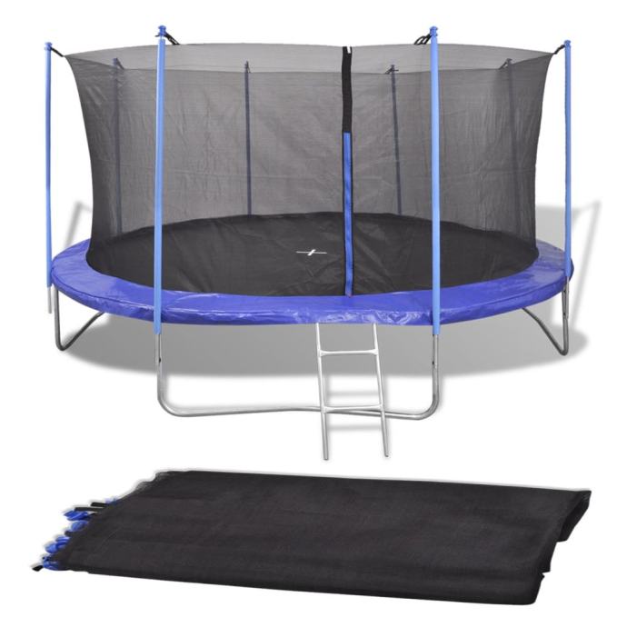 Zaščitna mreža PE črna za 3,05 m okrogel trampolin