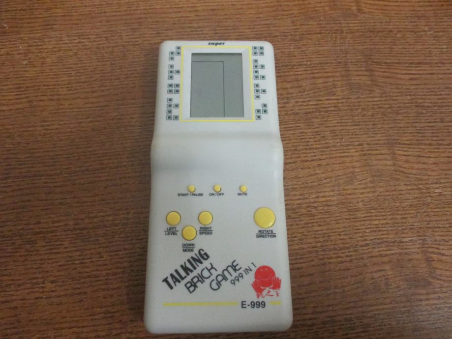 GAMEBOY SUPER E-999 Talking Brick Game, Super, Tetris