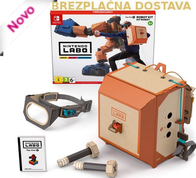 Nintendo Labo Toy-Con 02: Robot Kit SWITCH brezplačna dostava