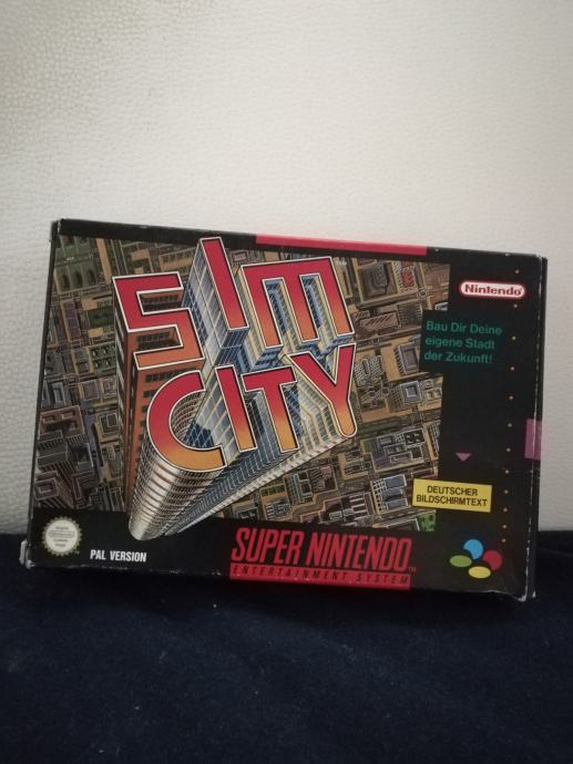 super nintendo (SNES) igra Sim City