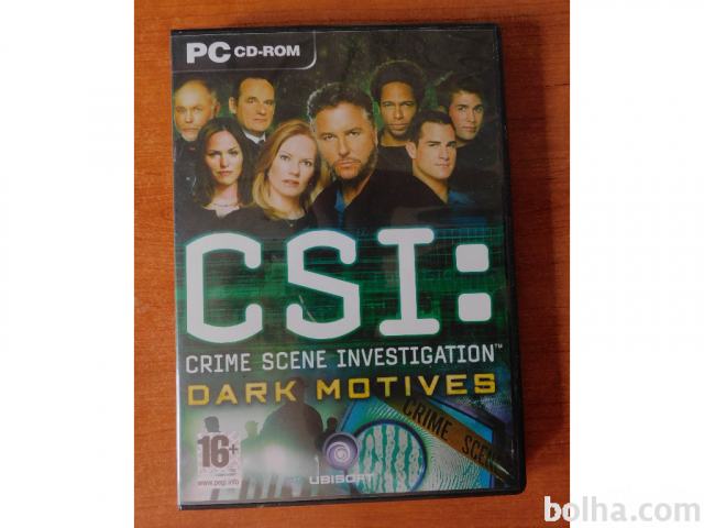 PC igrica CSI: CRIME SCENE INVESTIGATION DARK MOTIVES