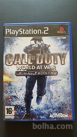 Original igra PS2 CALL OF DUTY World At War - Final Fronts