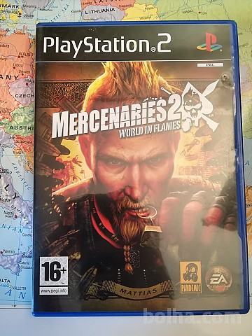 Original Igra za PS2 - MERCENARIES 2 - WORLD IN FLAMES