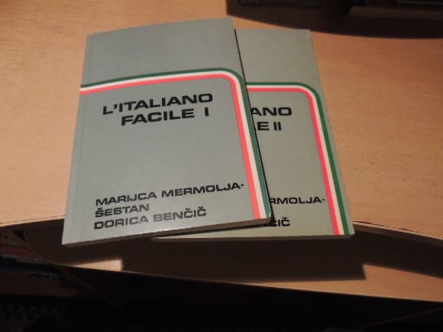TEČAJ ITALIJANŠČINE ZA ODRASLE L’ITALIANO FACILE 1-2 M. MERMOLJA ŠESTA