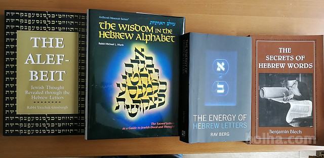Zbirka knjig mistične hebrejske abecede (kabala)