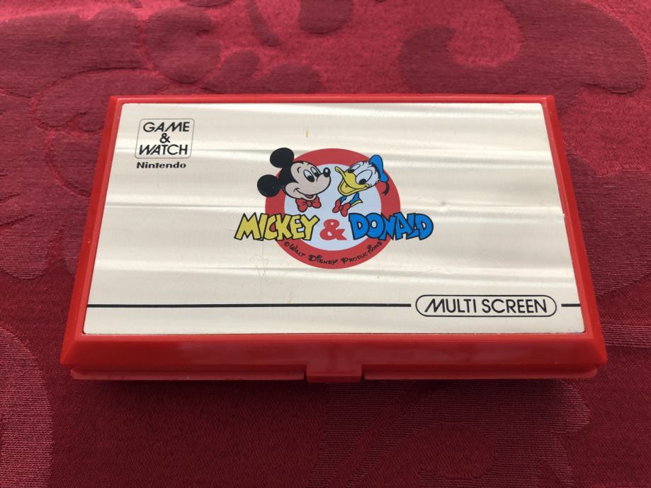 Nintendo Game & Watch Mickey & Donald Multi Screen