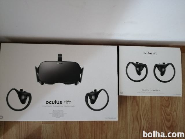 Oculus rift (4 kontrolerji in 3 senzorji)