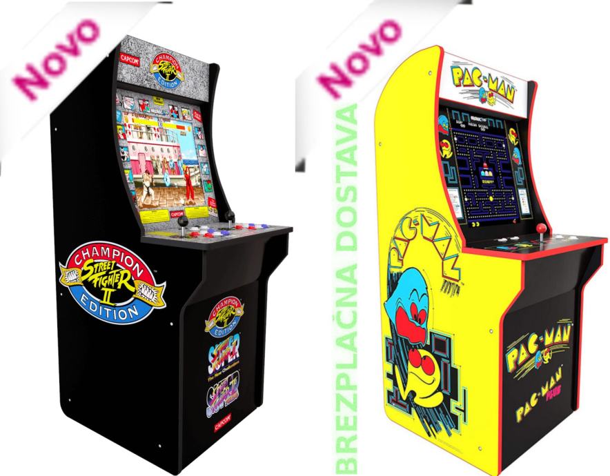Retro replika igralni avtomat Street Fighter II Pac-Man Arcade Cabinet