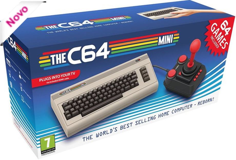 THE C64 Mini Commodore 64 retro, 64 iger in 1:1 izvirne vekosti 145€