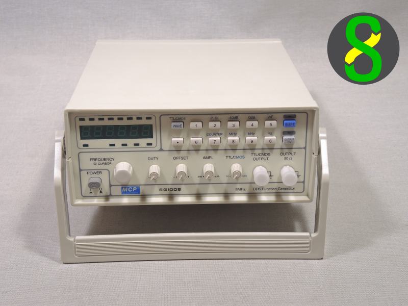Funkcijski generator MCP SG1008 DDS 8 MHz