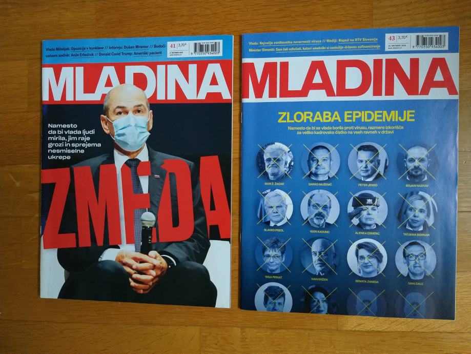 2 X revija MLADINA - OKTOBER 2020