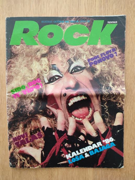 Rock revija magazin politika br 80 1985 nostalgija Azra Dugme REM