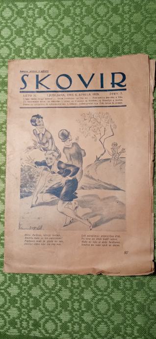 SKOVIR REVIJA, LETO II , 6. APRIL 1929