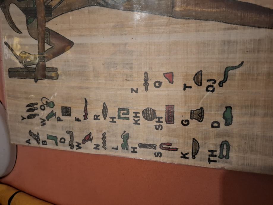 Original risba iz Egipta