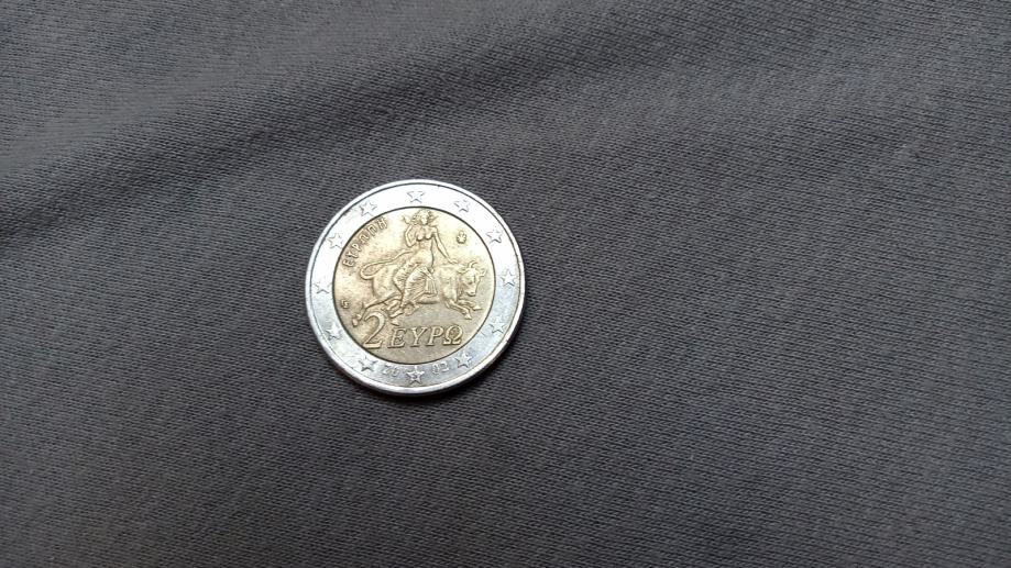 Ugodno prodam grški kovanec za 2 evra(eura),s črko s spodaj v zvezdici