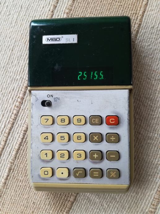 Vintage kalkulator MBO SL1