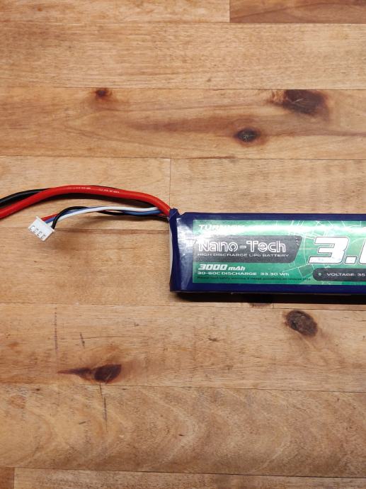 E-flite 11.1V 3200mAh 3S 30C LiPo Battery: EC3