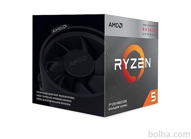 PROCESOR AMD RYZEN 5 3400G, 3.70 GHZ