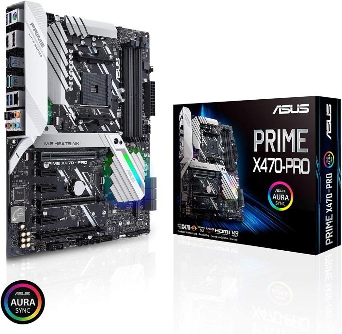 ASUS PRIME X470-PRO in procesor AMD Ryzen 7 2700X