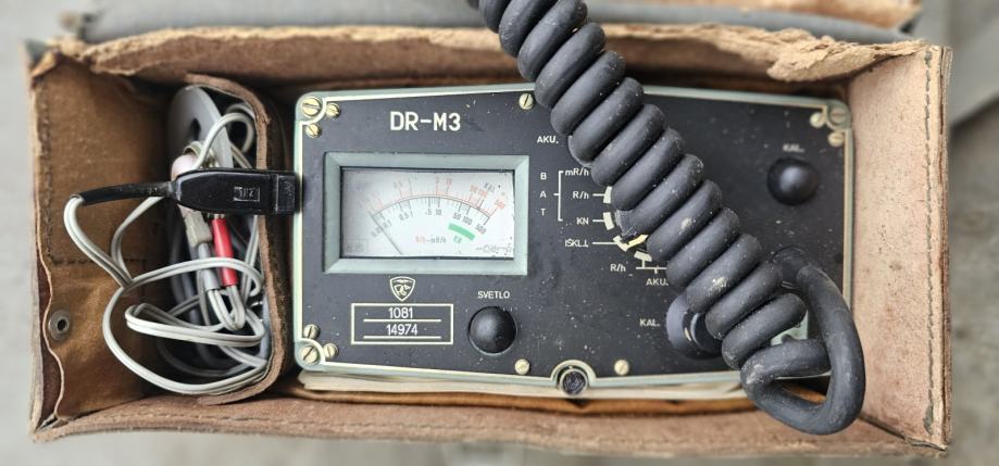 radiološki detektor, geigerov brojač, geiger detektor Ni testiran če