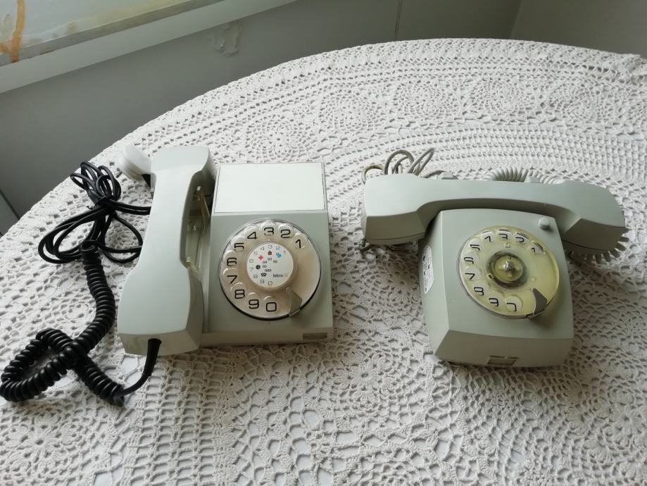 Retro klasičen telefon ISKRA s številčnico