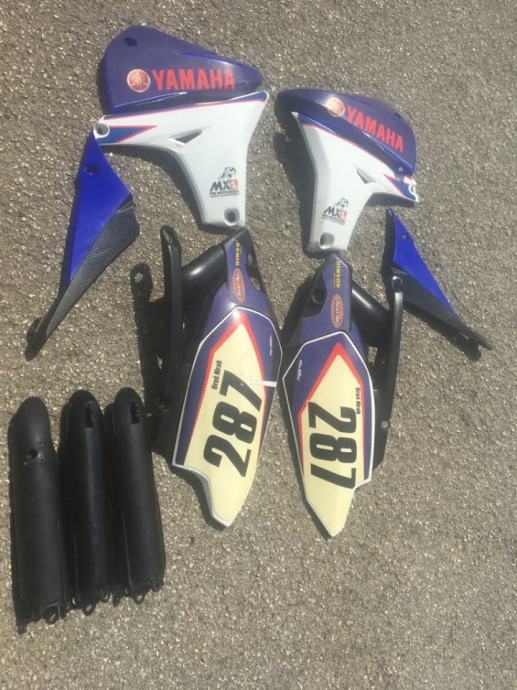 UFO Plastic Body Kit For Yamaha YZ450F / YZF450 (2010-2013) – Black/Blue, Pre-Drilled, Italian Made