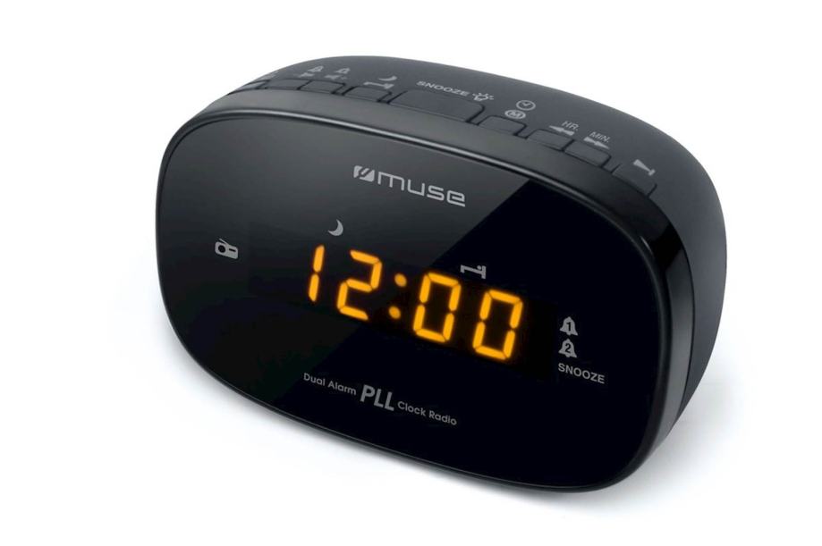 Budilka, radio, PLL Muse Dual Alarm Clock