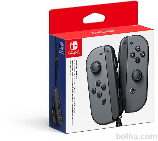 Nintendo Switch Joy Con kontrolerja temno sive barve