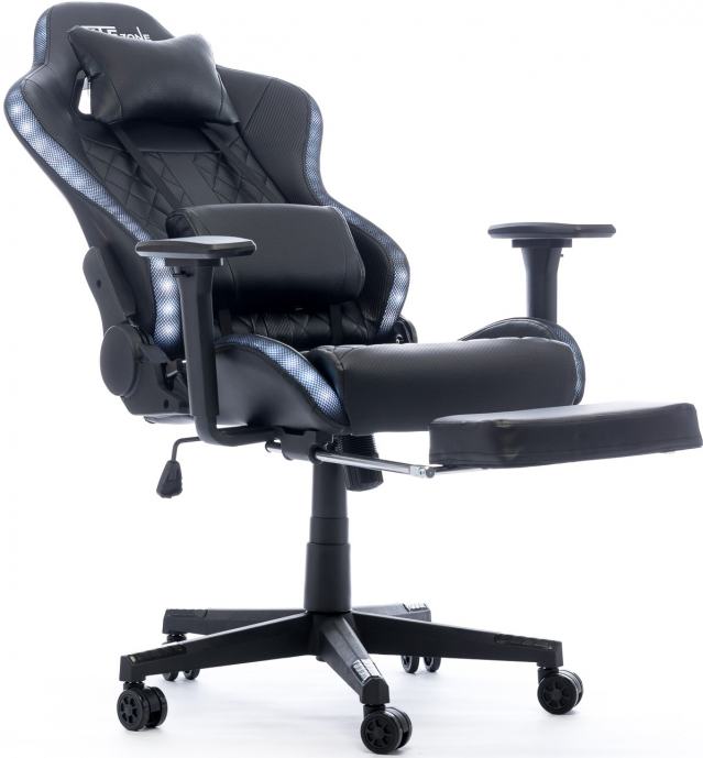 Gamerski stol BYTEZONE Cobra (BZ5943B), črn