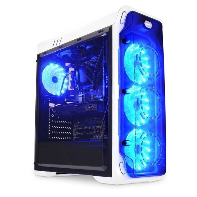 LC Power Gaming 988W Blue Typhoon Mid ohišje ATX