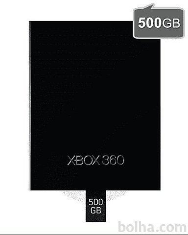 Xbox 360 Slim 500GB (samo JTAG) trdi disk