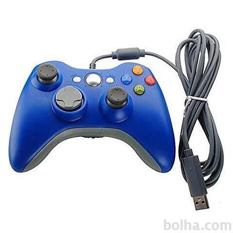 Xbox 360 žični kontroler kompatibilen, moder (Xbox 360 / PC)